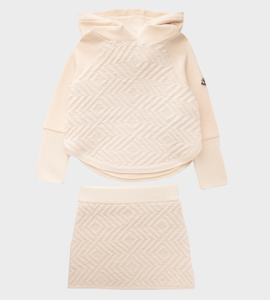 Cotton Skirt Set Ivory