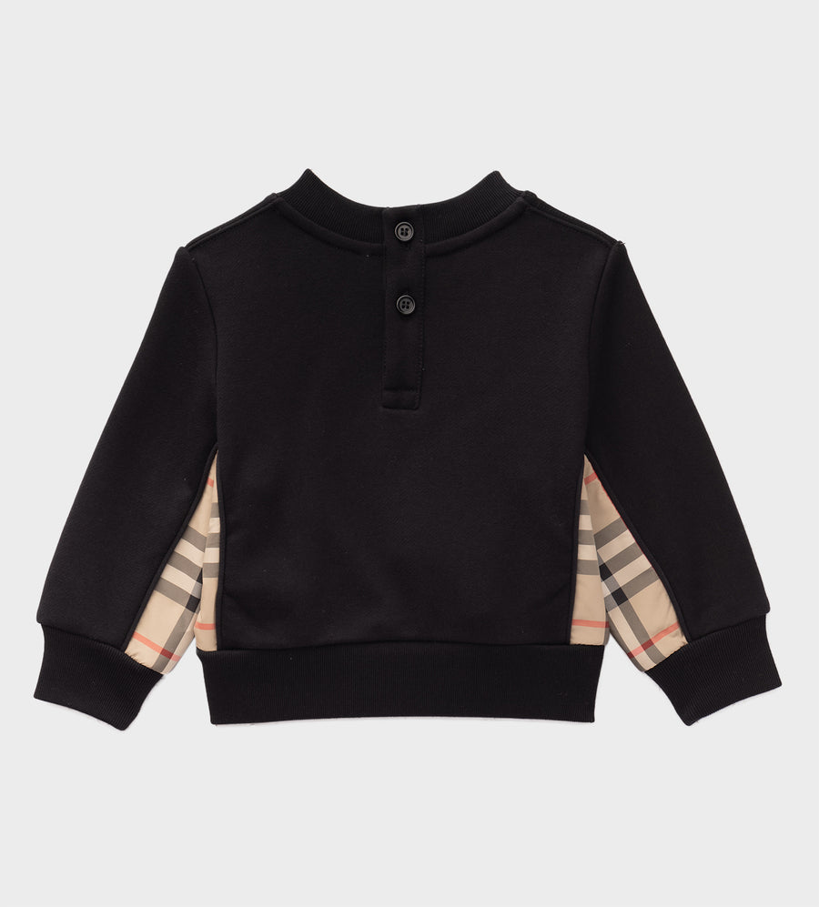 Baby Cotton Sweatshirt Black