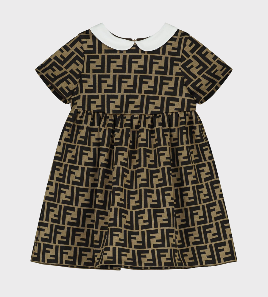 Baby Dress Brown