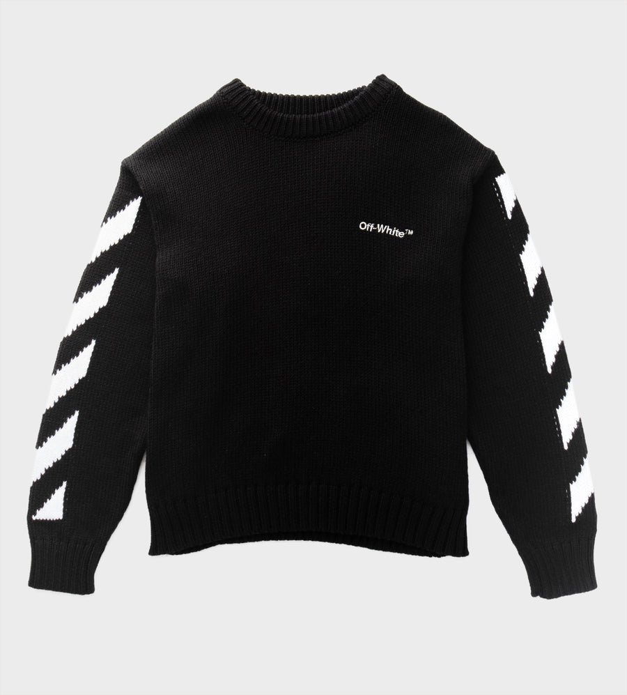 Rubber Arrow Crewneck Sweatshirt Black
