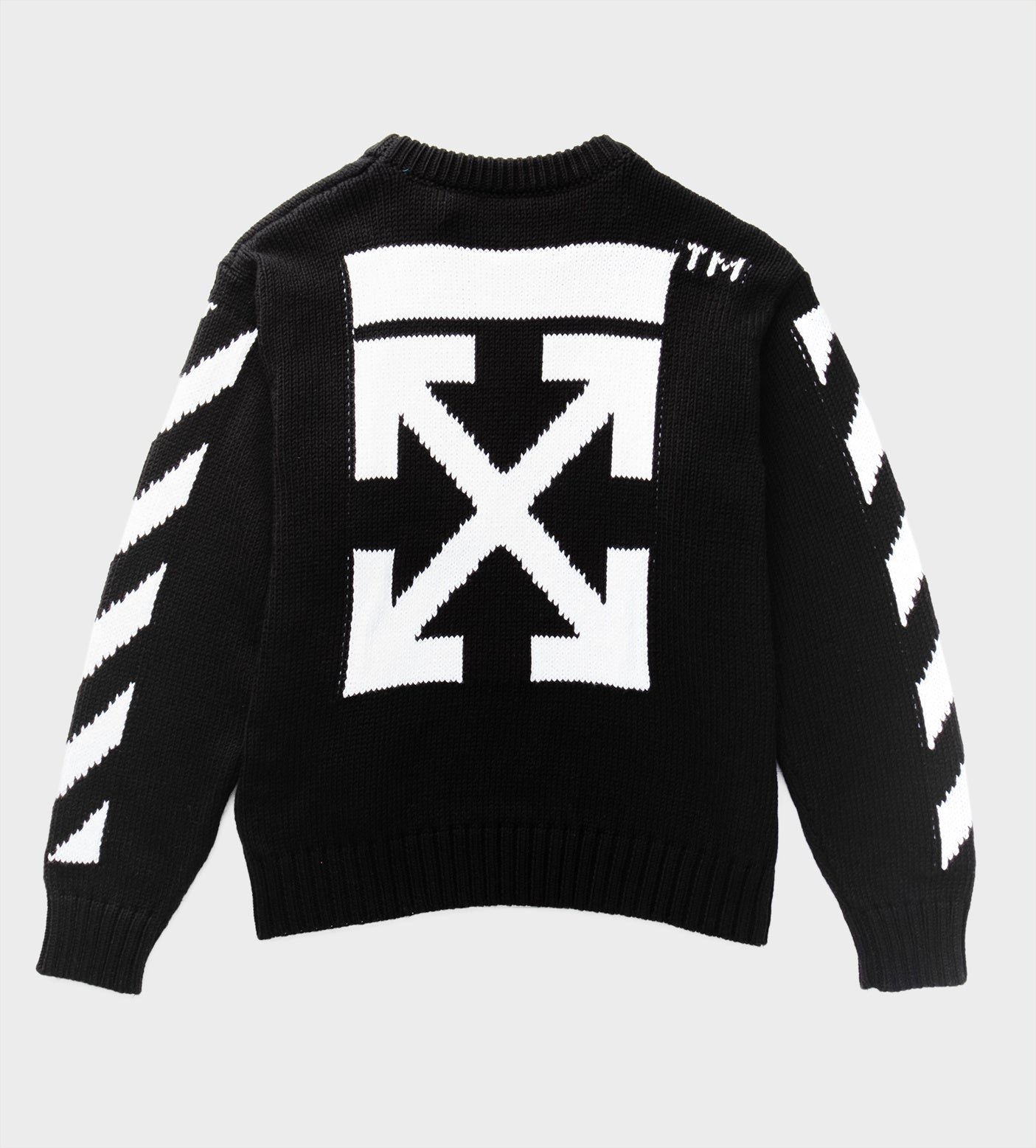 Rubber Arrow Crewneck Sweatshirt Black