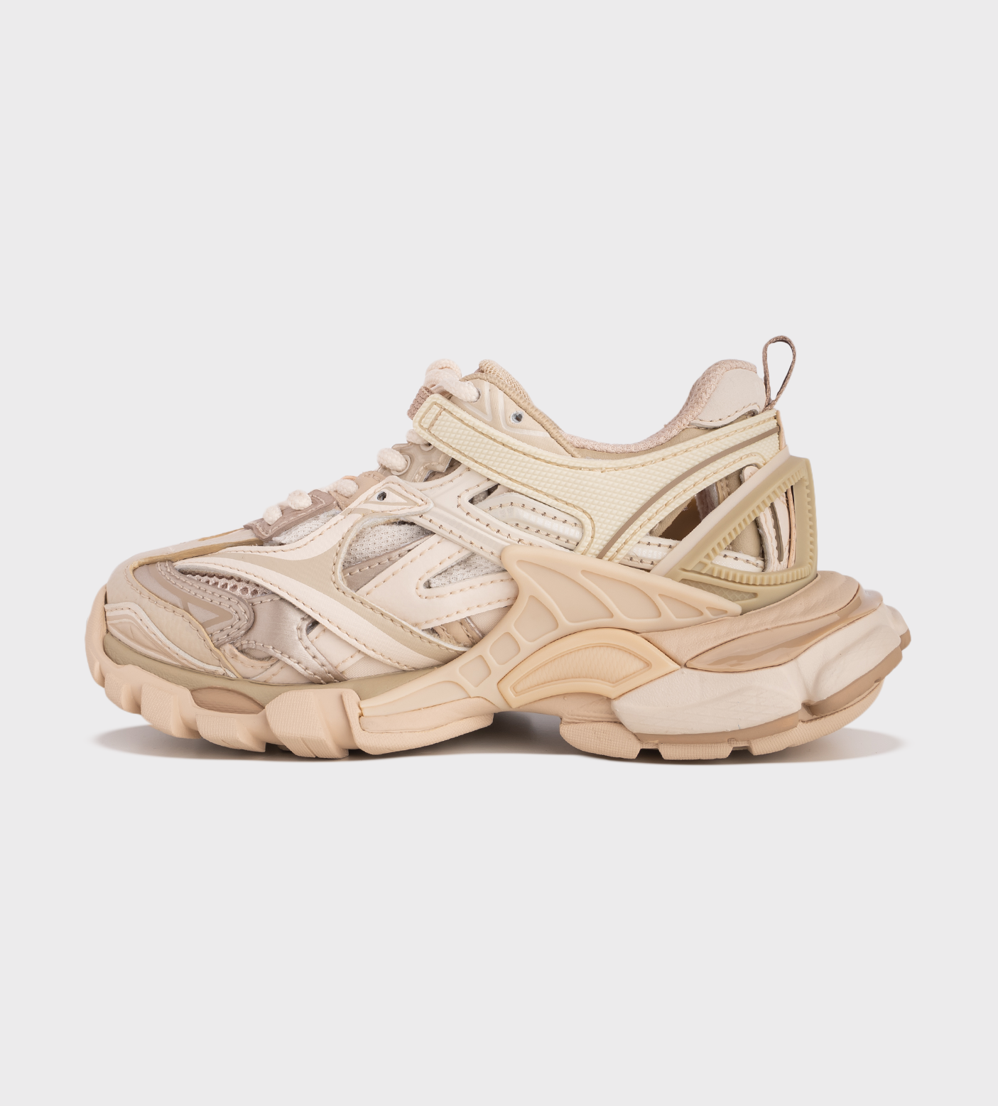 Track 2 Low-Top Sneakers Nude
