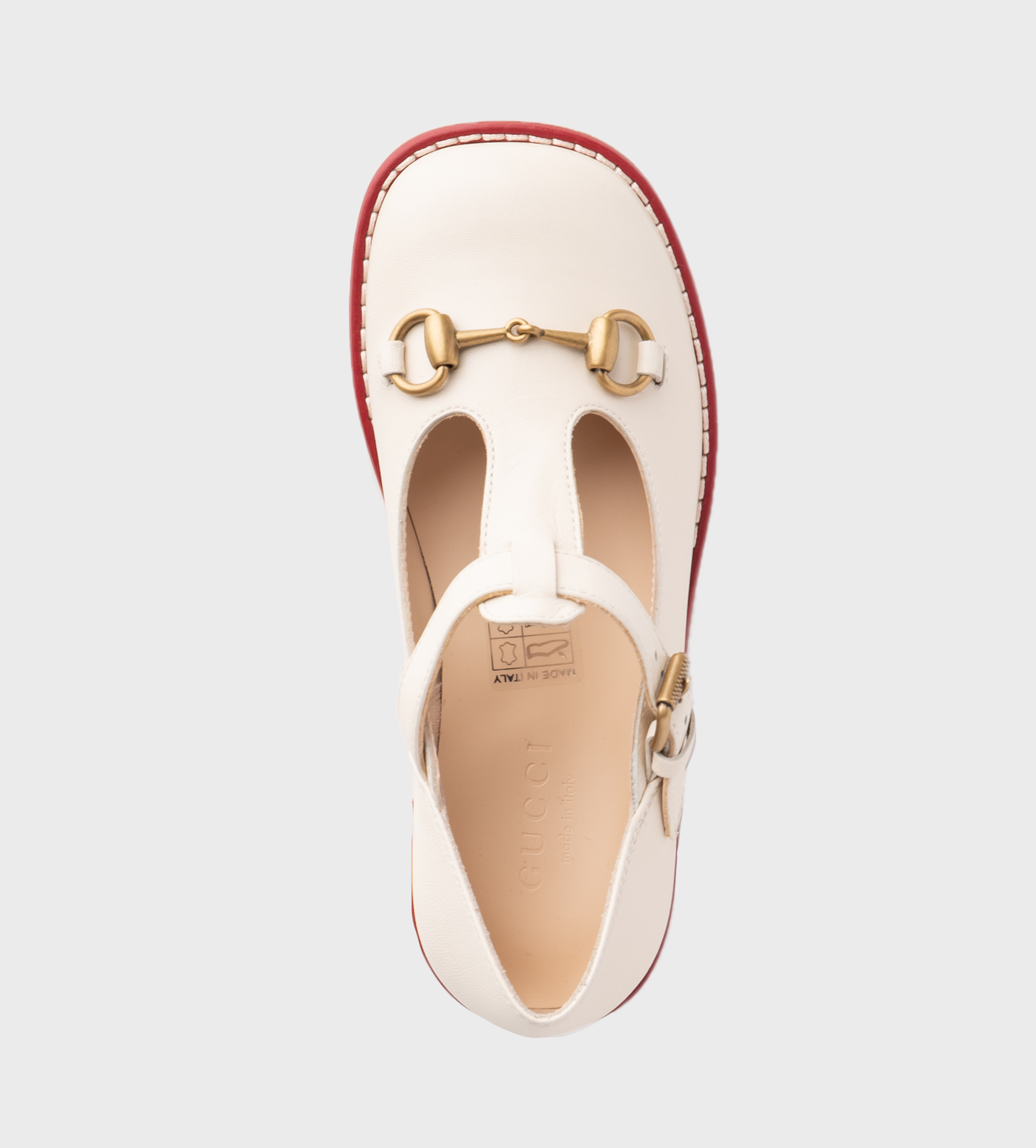Ballet Flat Horsebit Ivoire