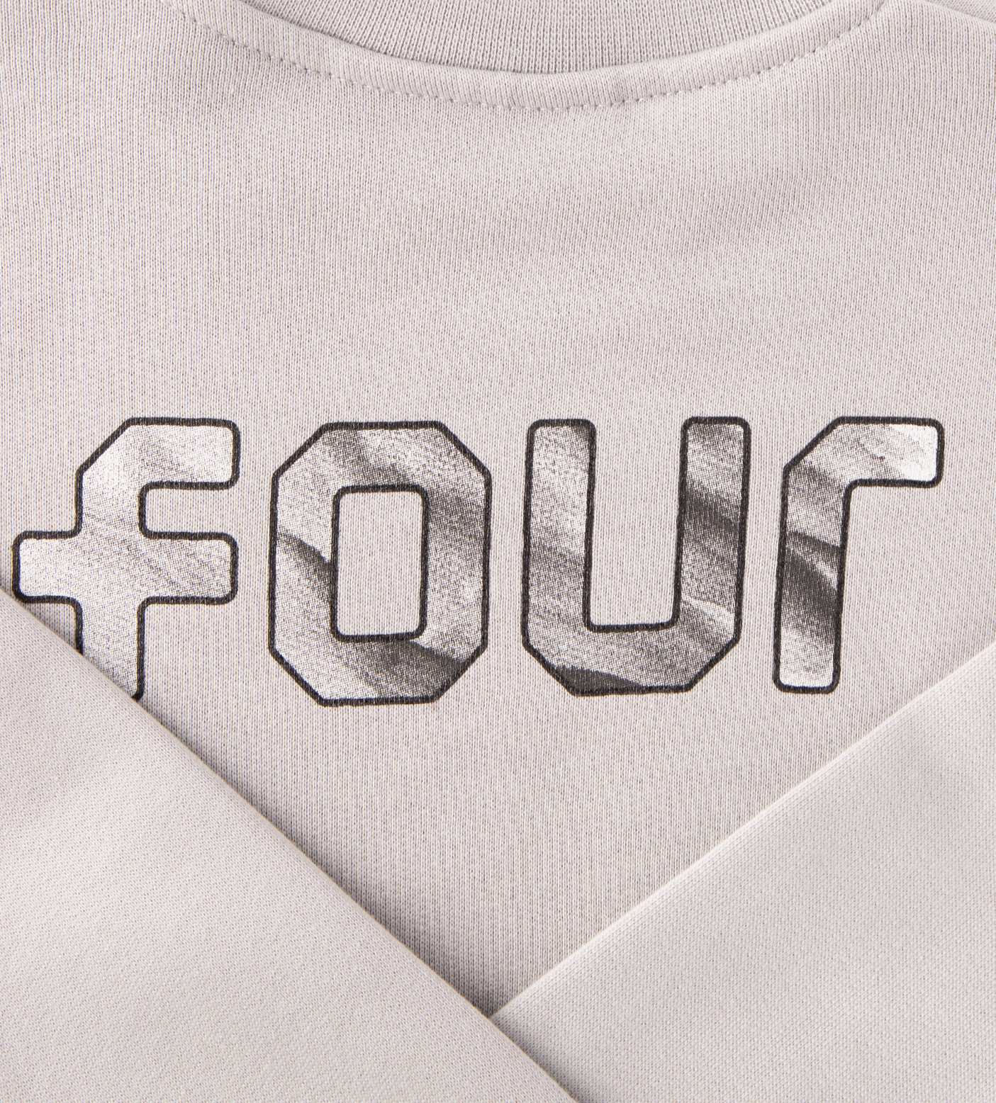 Outline Logo Crewneck High-Rise