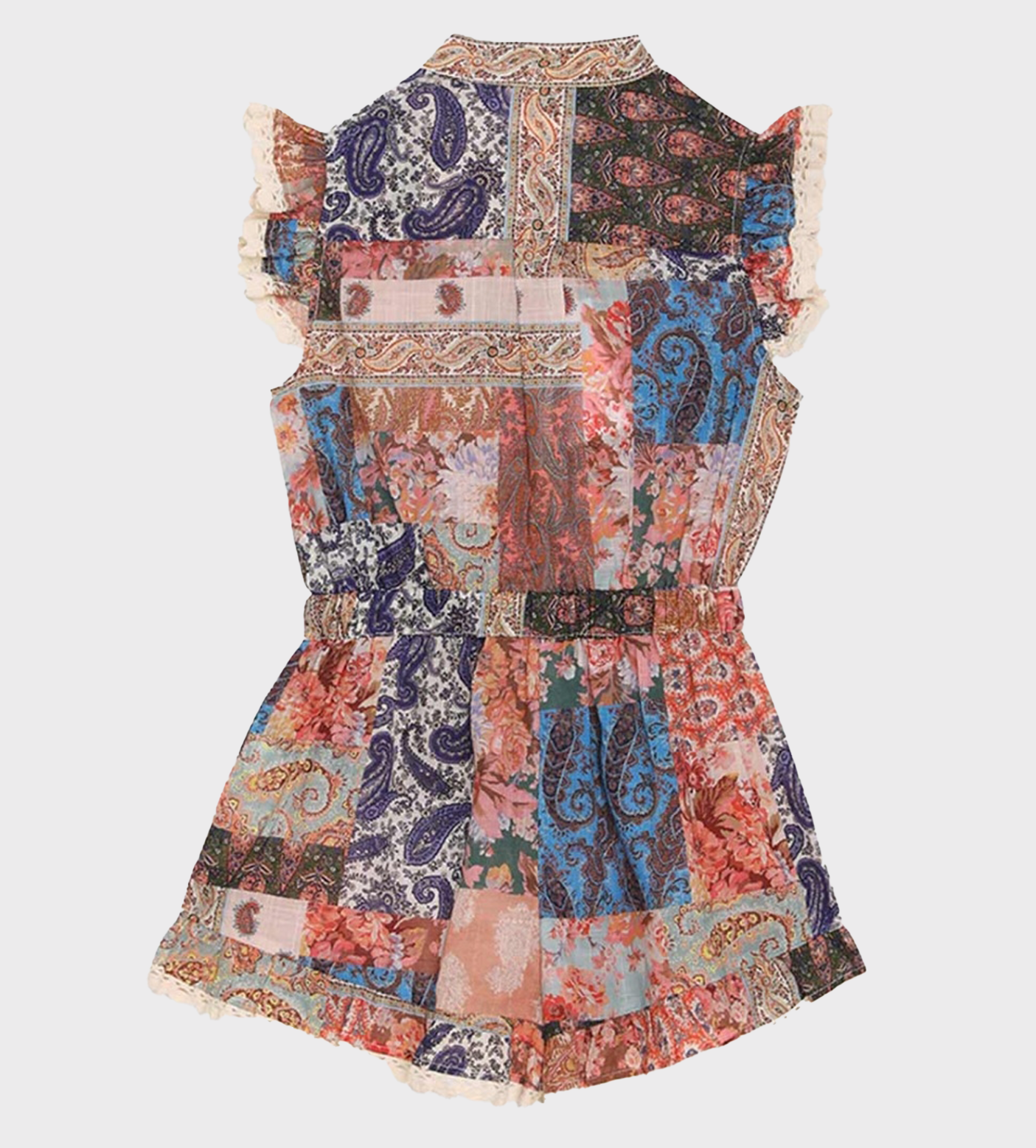 Print Paisley Playsuit Multi
