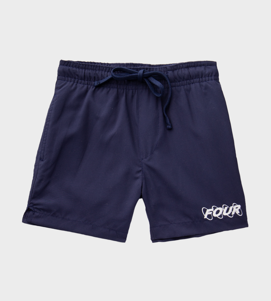 Circles Logo Swim Shorts Marine Blue