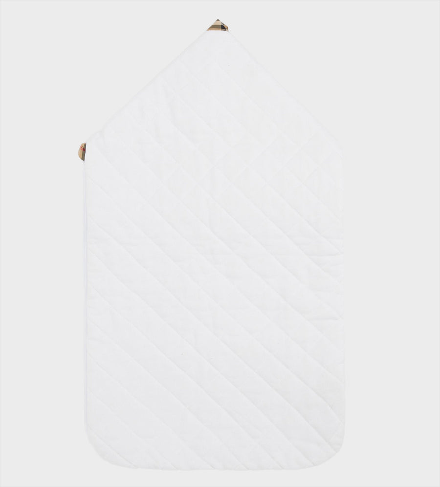 Vintage Check-Trim Nest White