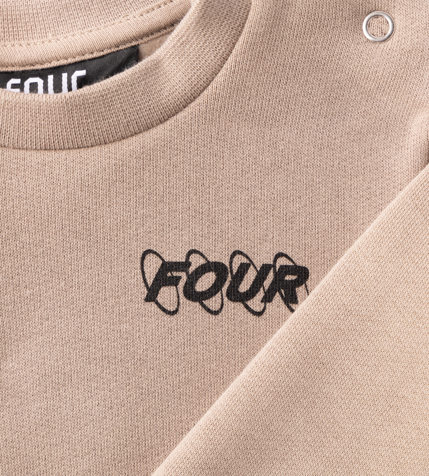 FOUR Baby Circles Logo Set in Vintage Khaki