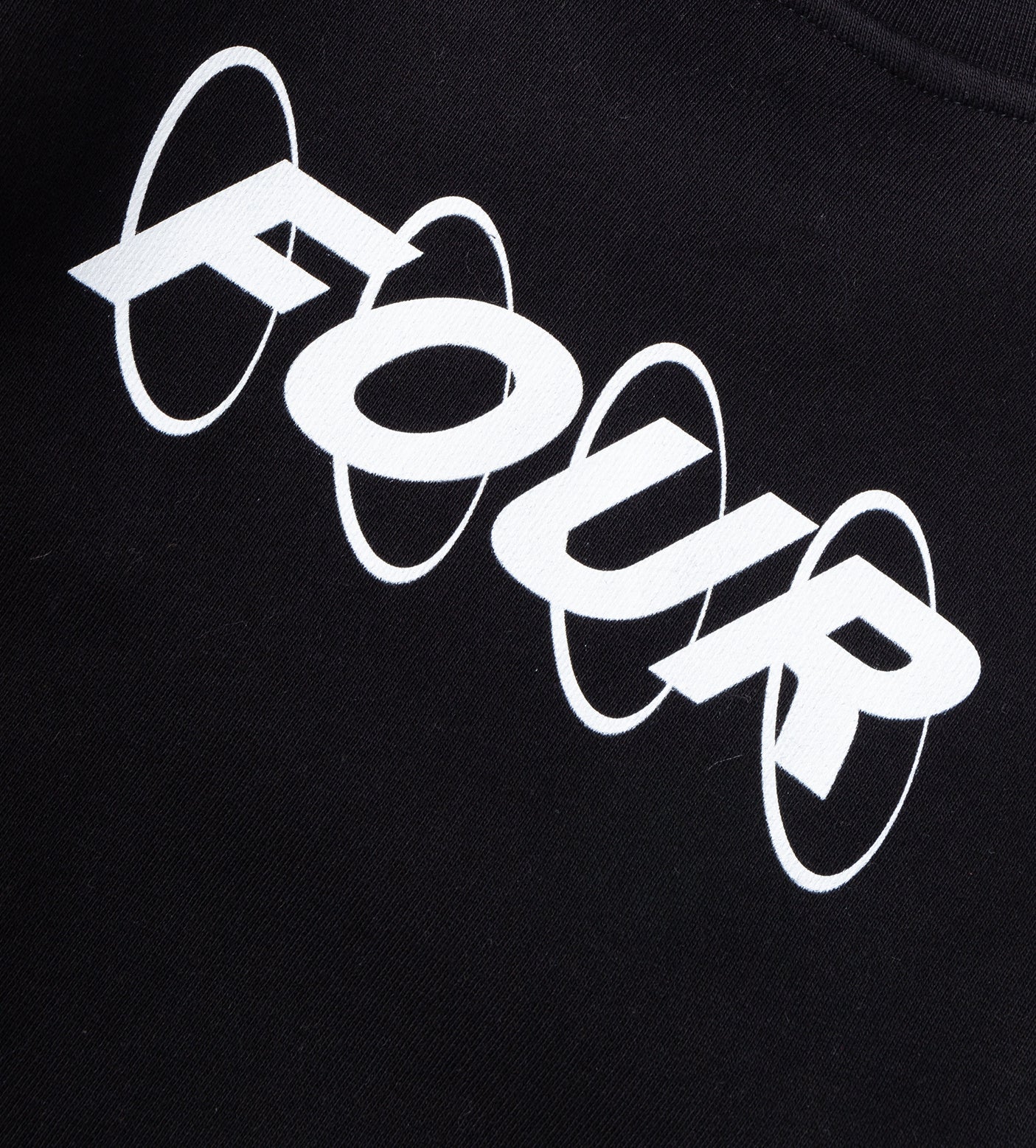 FOUR Circles Logo Crewneck in Black