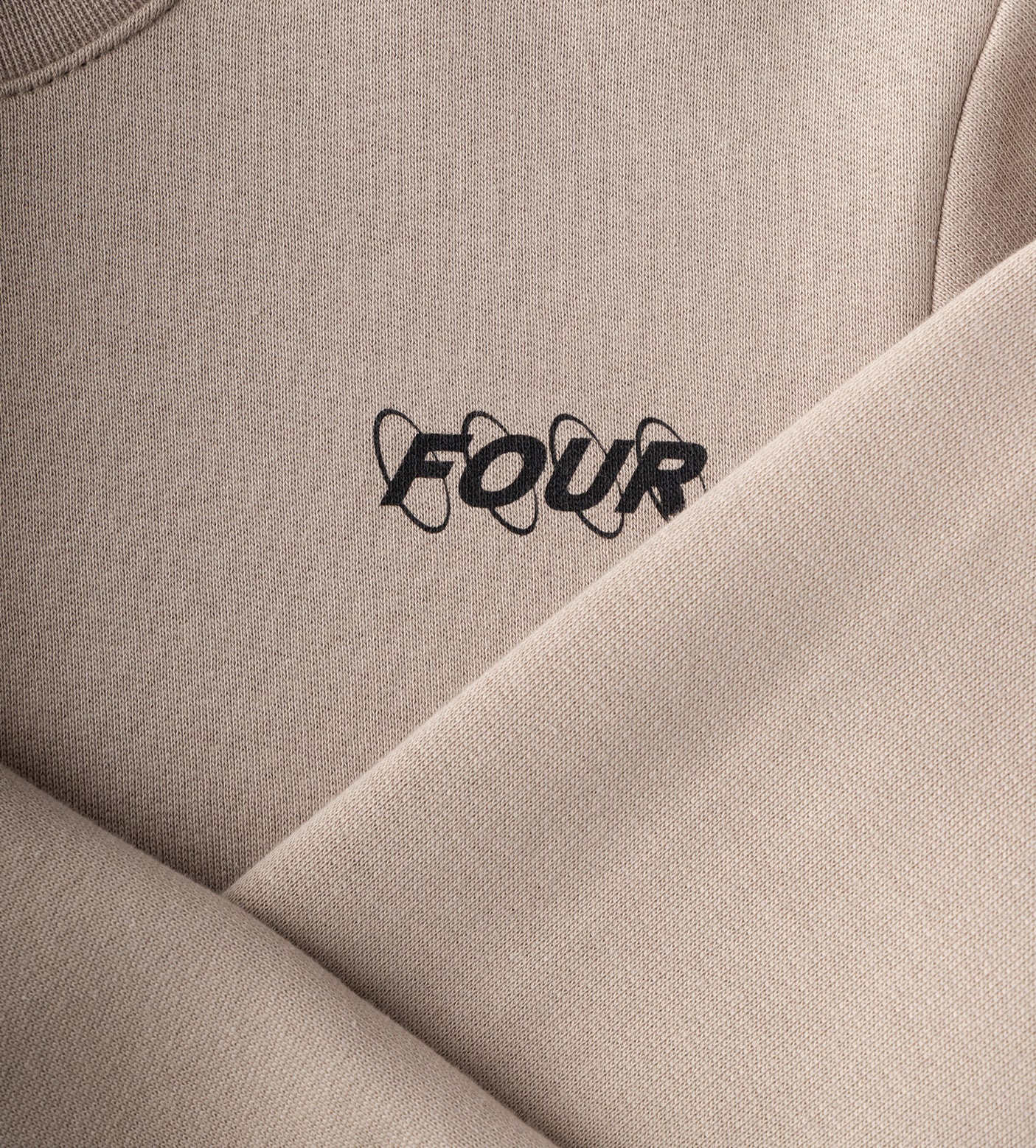 FOUR Circles Logo Crewneck in Vintage Khaki