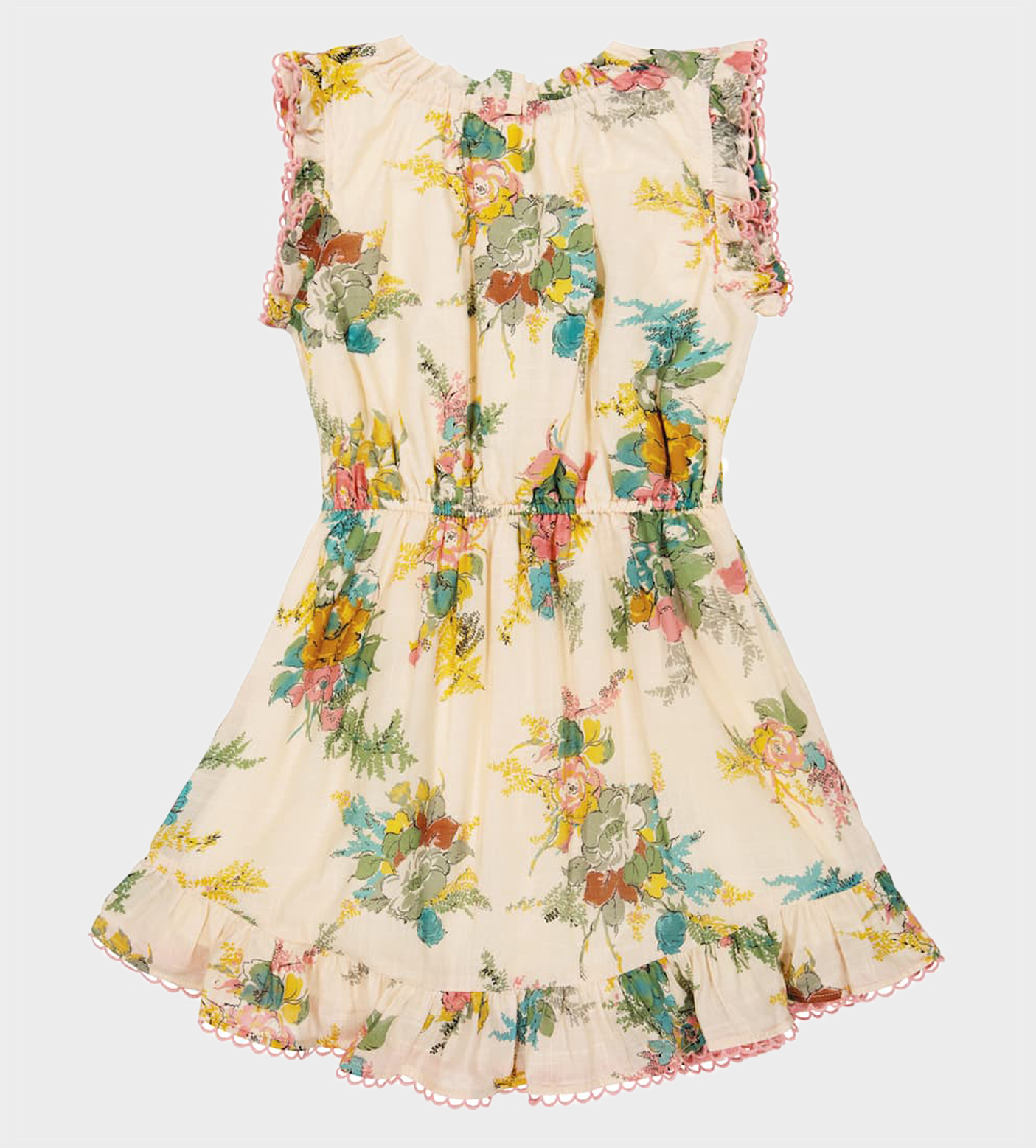Print Sleeveless Dress Floral