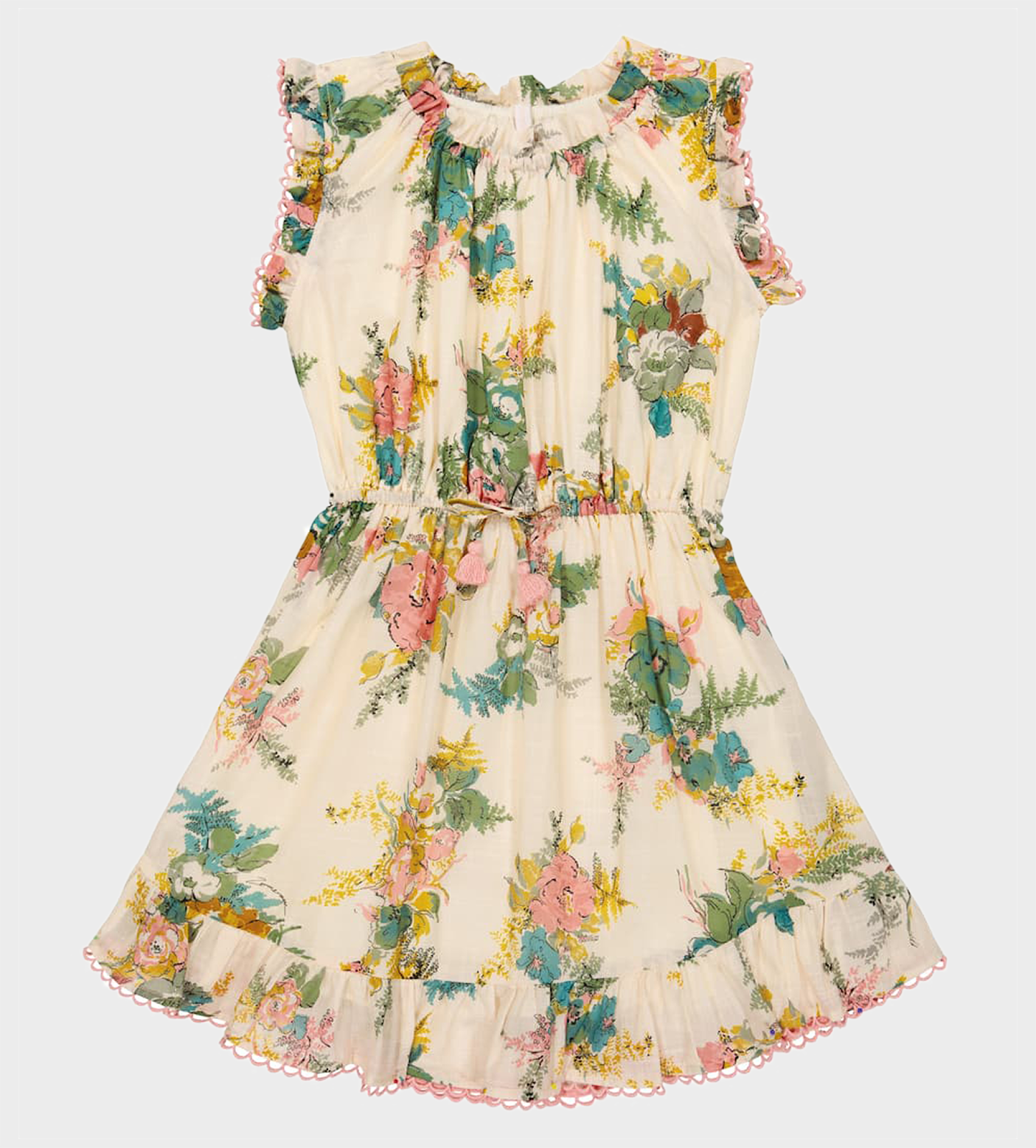 Print Sleeveless Dress Floral